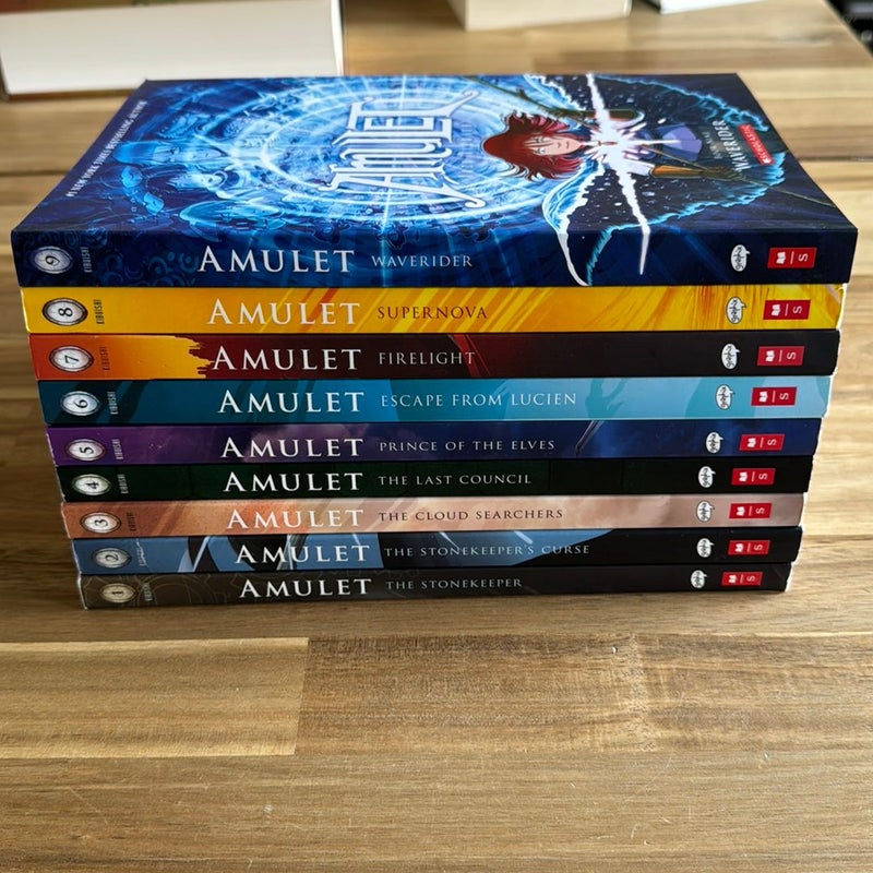Waverider: a Graphic Novel (Amulet #1-9) set