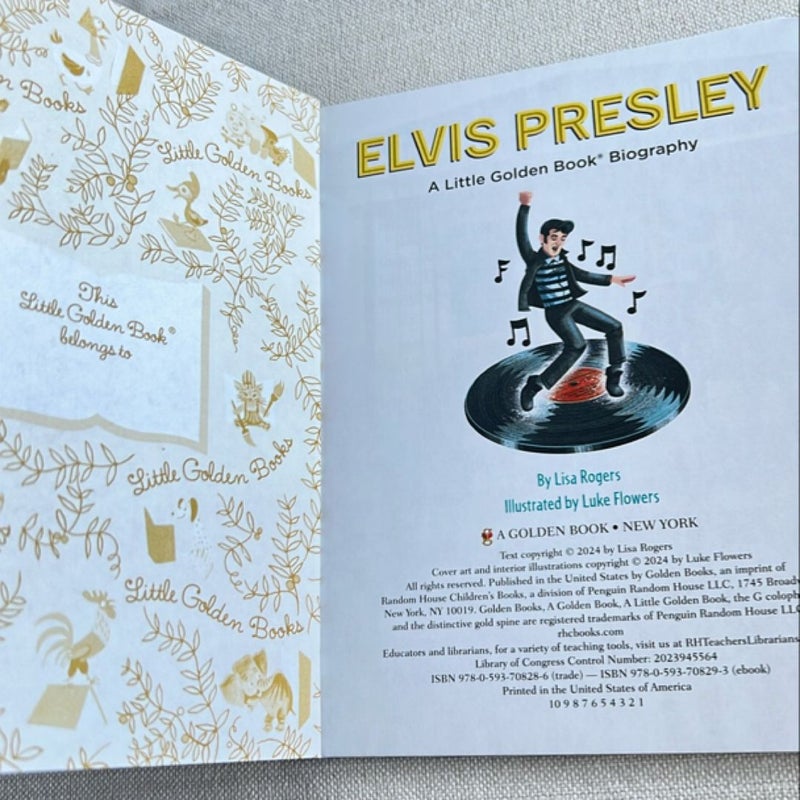 Elvis Presley: a Little Golden Book Biography