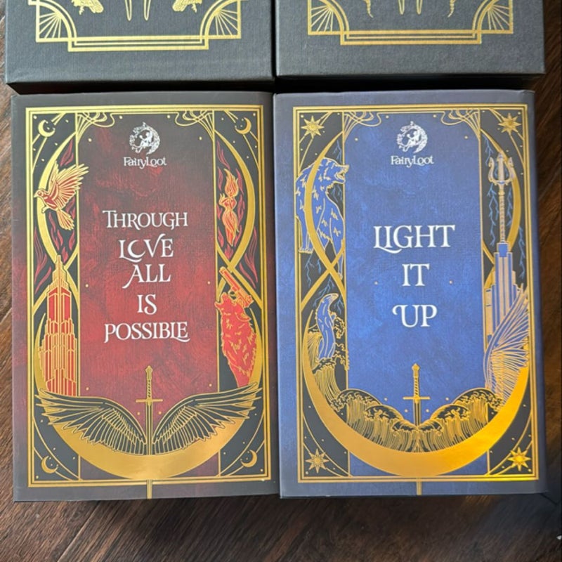 Crescent City series - Fairyloot exclusive editions of House and Earth and Blood and House of Sky and Breath
