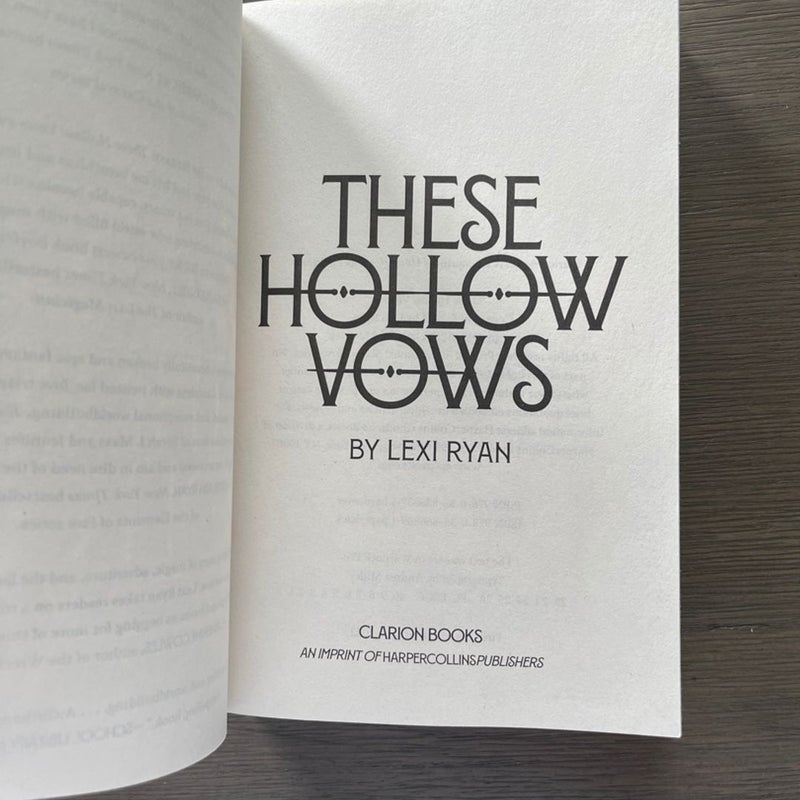 These Hollow Vows