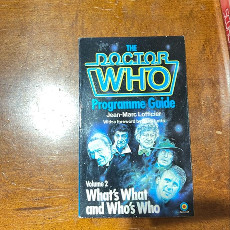 Doctor Who Programme Guide