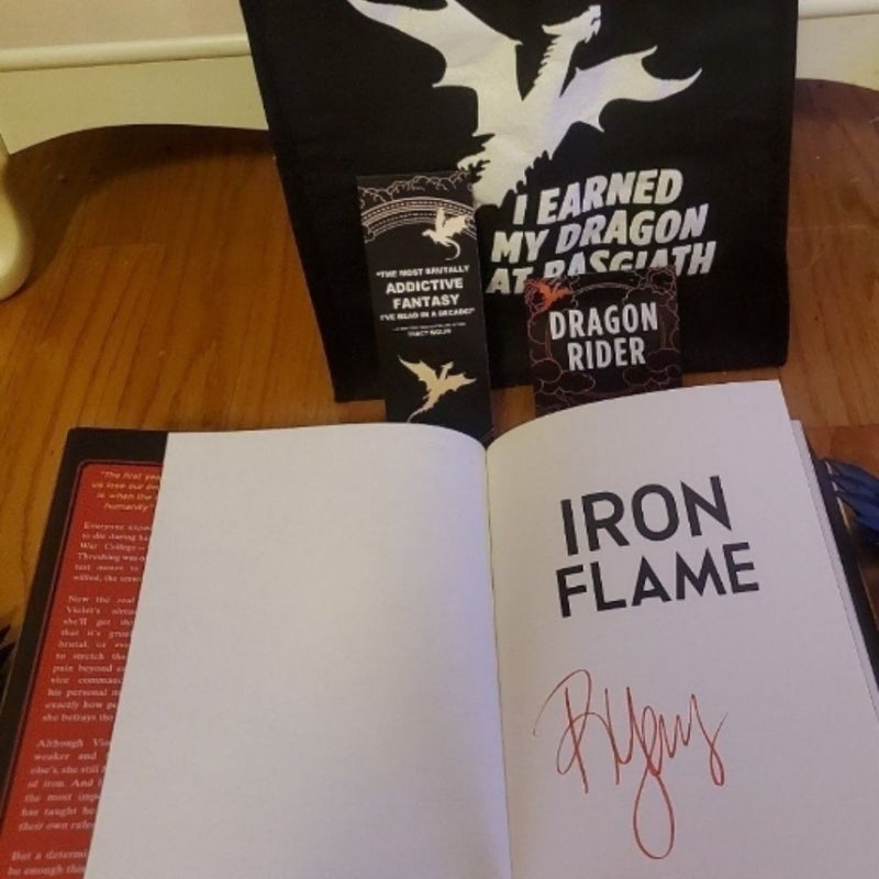 Iron Flame Signed