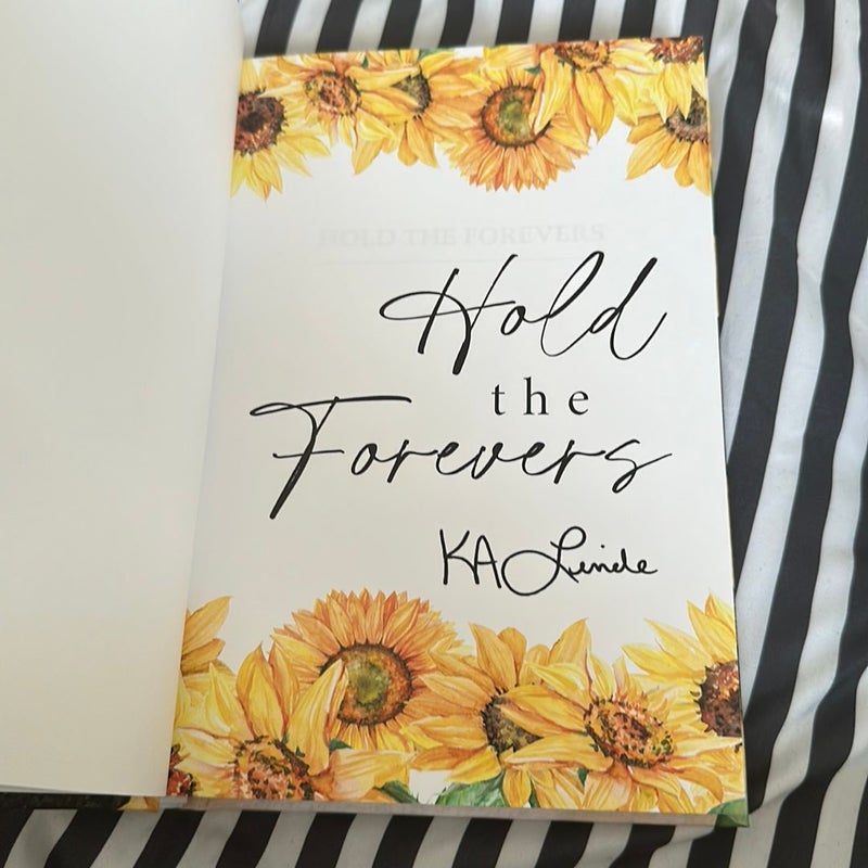 Cover to Cover special edition Hold the Forevers by K.A. Linde