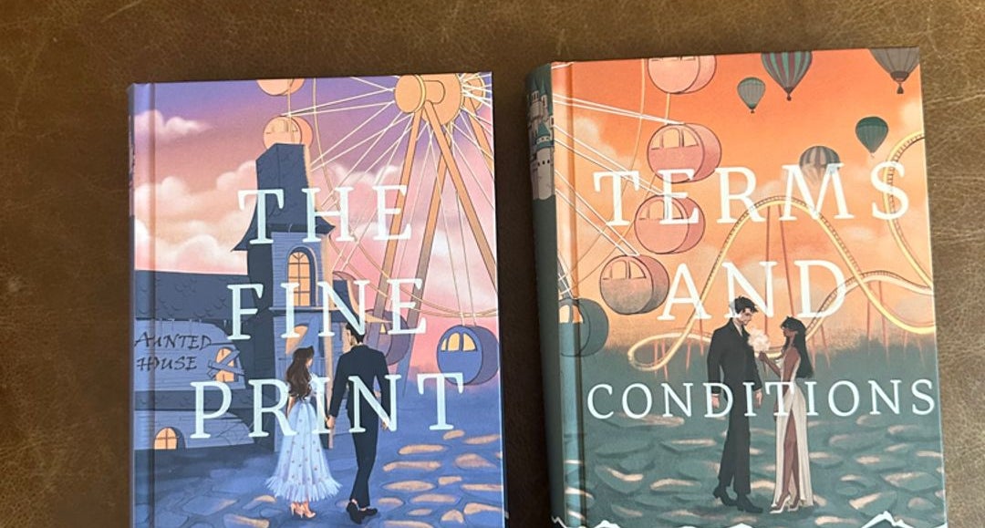 The Fine Print Terms & Conditions illustrated Special Edition signed by  Lauren Asher , Hardcover | Pangobooks