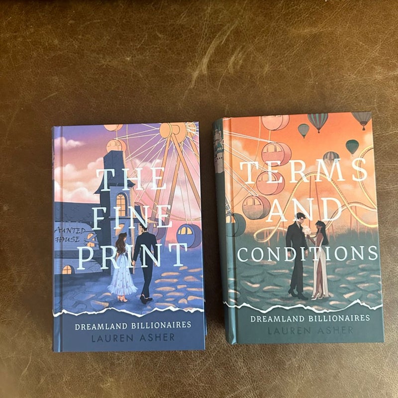 The Fine Print Terms & Conditions illustrated Special Edition signed by  Lauren Asher , Hardcover