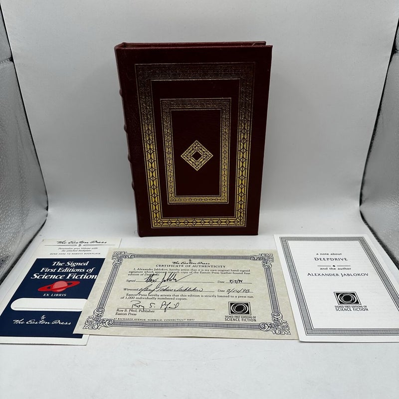 Deepdrive (Easton Press  Signed Numbered 1st Ed Sci-Fi w/COA 