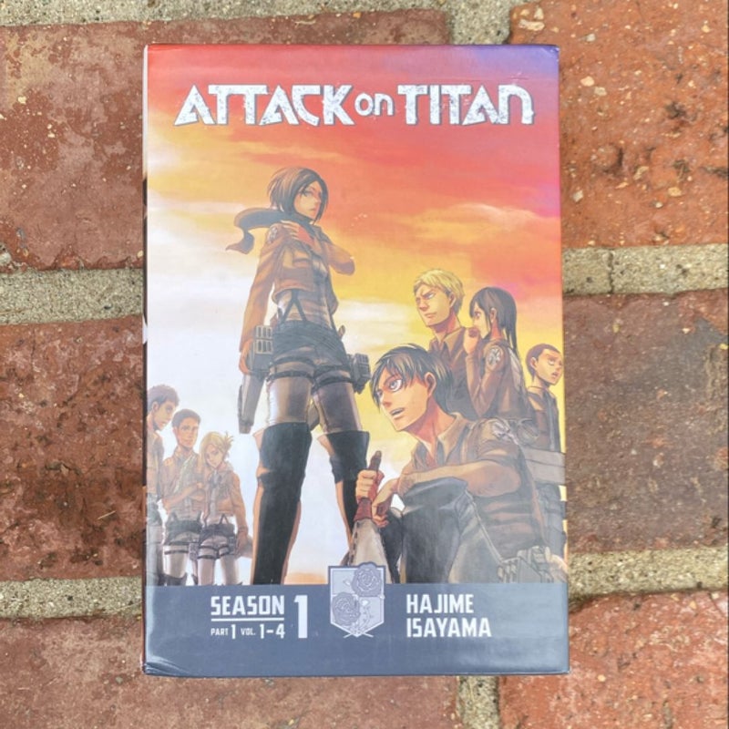 Attack on Titan Season 1 Part 1 Manga Box Set