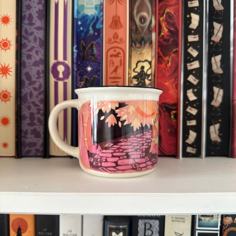 girls of paper and fire mug 