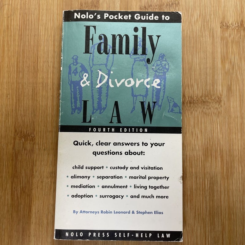 Nolo's Pocket Guide to Family Law