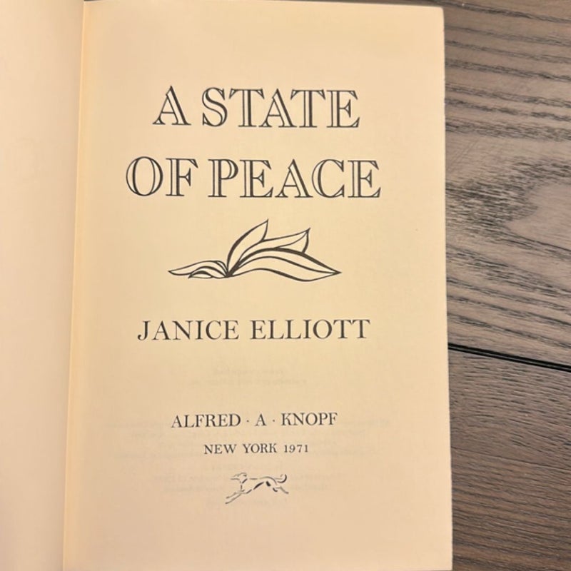 A State of Peace