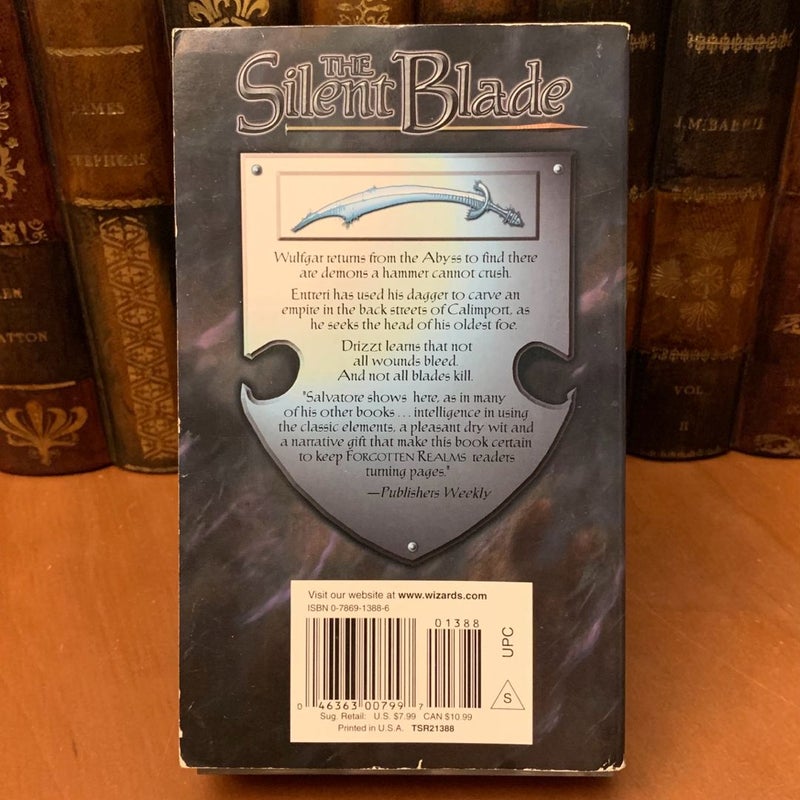 The Silent Blade, Legend of Drizzt, Paths of Darkness 1