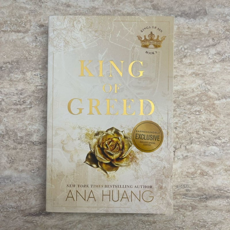 Signed King Of Greed Barnes and Nobel Exclusive