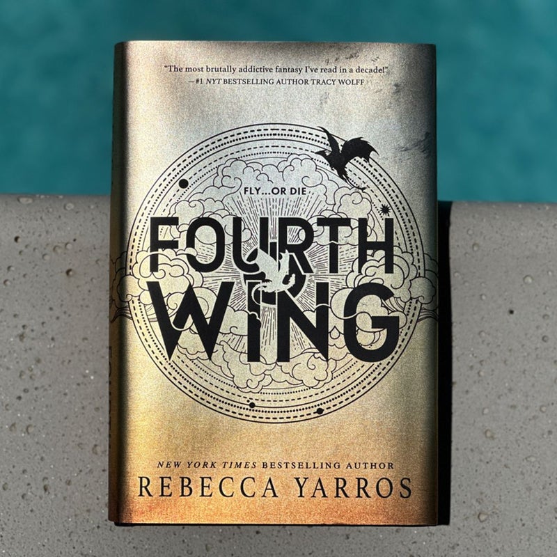 FORTH WING First Edition with Sprayed and Stenciled Edges 