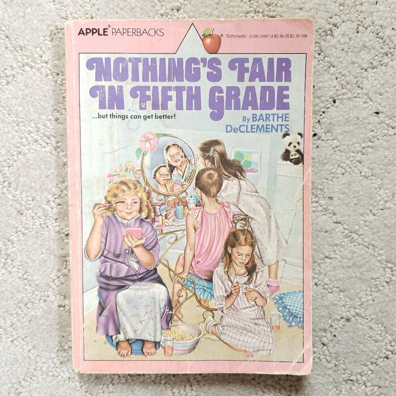 Nothing's Fair in Fifth Grade (Apple Paperbacks Edition, 1981)