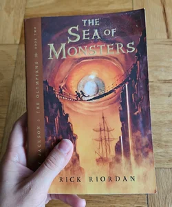 Excellent Condition Sea of Monsters OOP Paperback by Rick Riordan