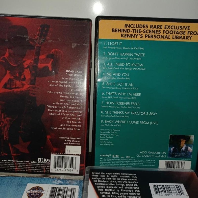 Kenny Chesney DVD's