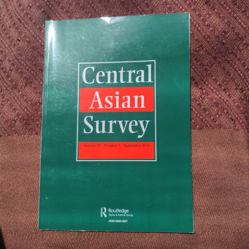 Central Asian Survey - Sept 2014