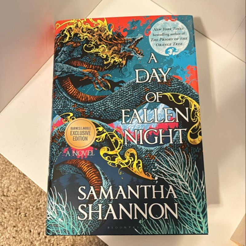 The Priory of the Orange Tree and Barnes and Noble exclusive of A Day of Fallen Night set!