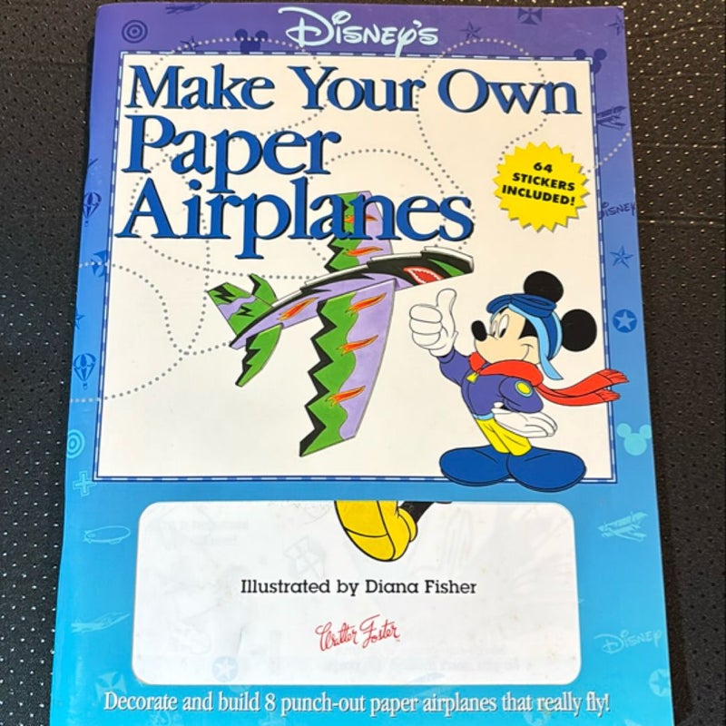 Disney Make Your Own Paper Airplane