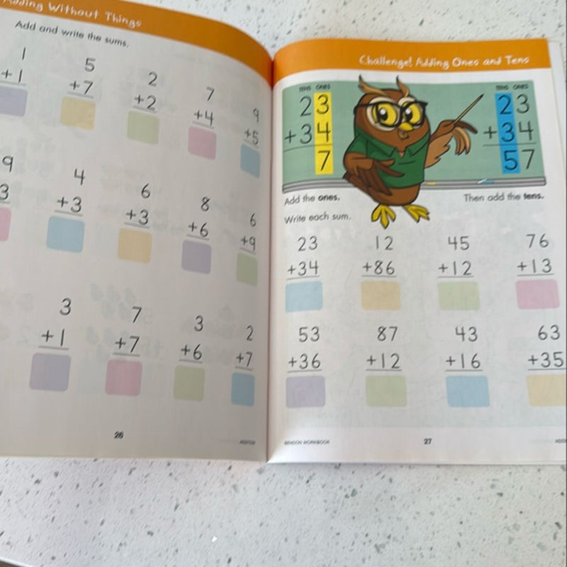 Grade 1 Addition Math Workbook