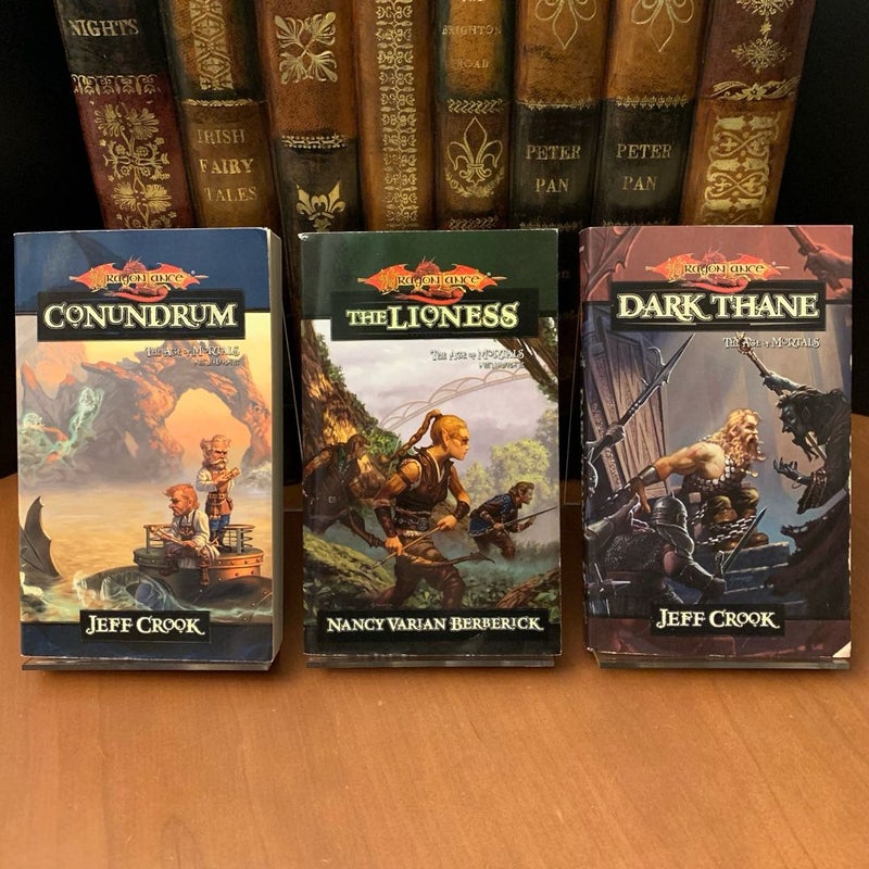 DragonLance: Complete Age of Mortals Series 1-6: Conundrum, Lioness, Dark Thane, Prisoner of Haven, Wizard’s Conclave, Lake of Death