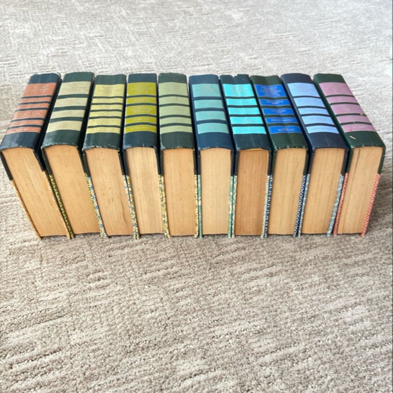 Muted Rainbow Reader’s Digest Condensed Books 