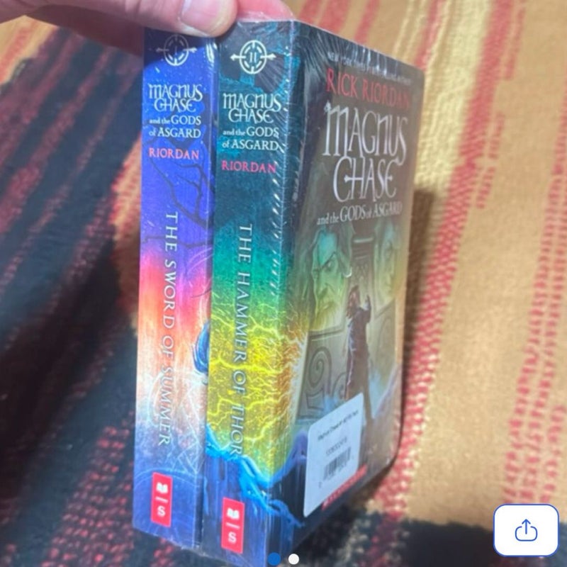 2 sealed Magnus Chase books 