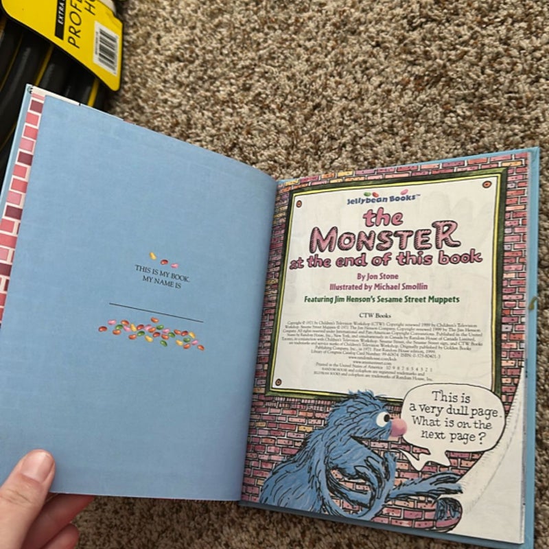 The monster at the end of this book
