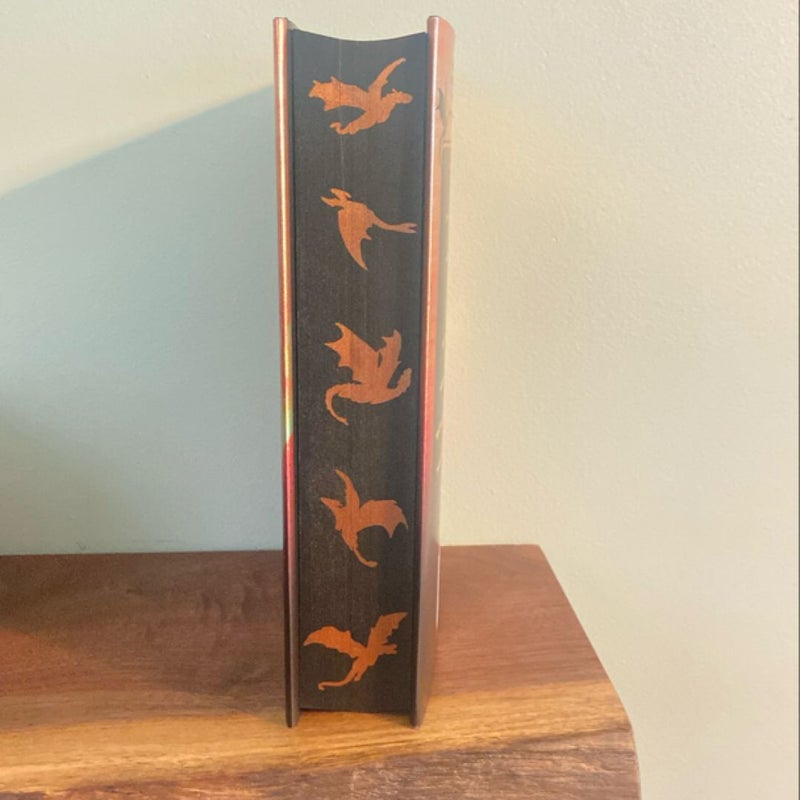 Iron Flame 🔥 First Edition - Custom sprayed dragons 🐉 