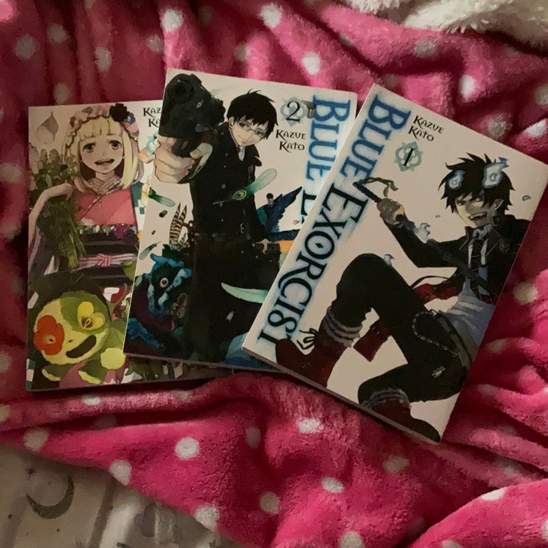 Blue Exorcist, Vol. 1-3