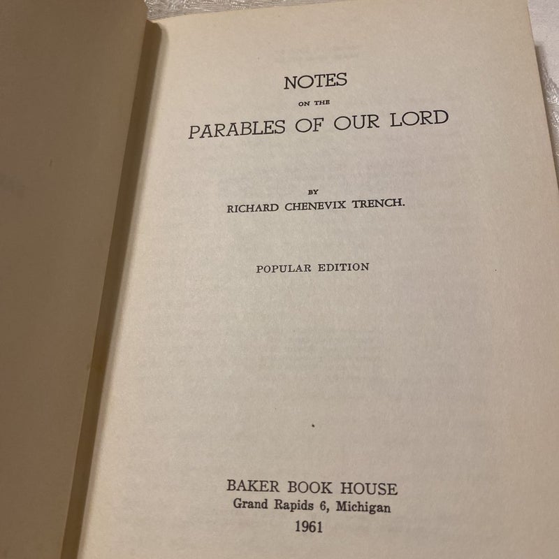 The Parables of Our Lord