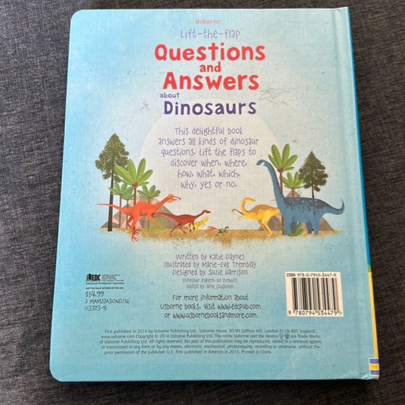 Questions and Answers about Dinosaurs
