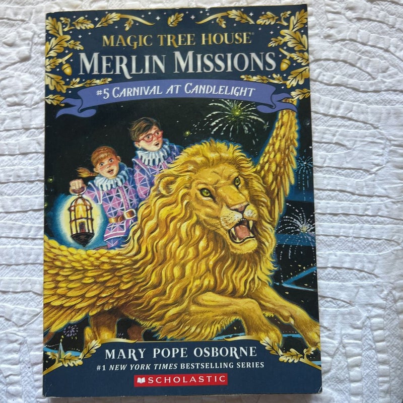Magic tree house Merlin mission books 1-5 by Mary pope osborn ...
