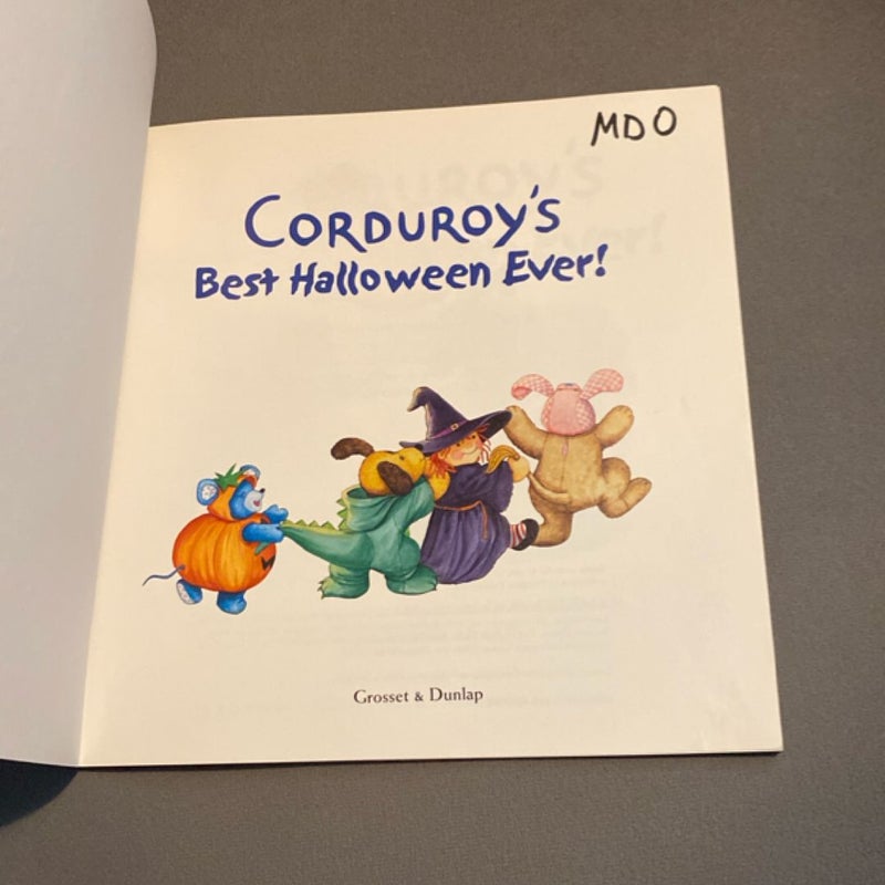 Corduroy's Best Halloween Ever!