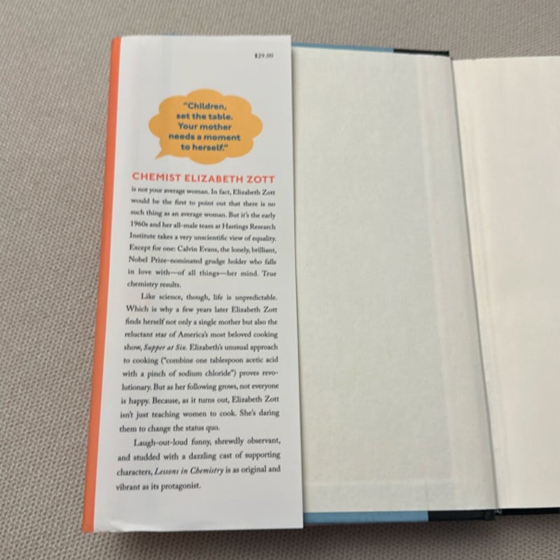 New: Lessons in Chemistry by Bonnie Garmus