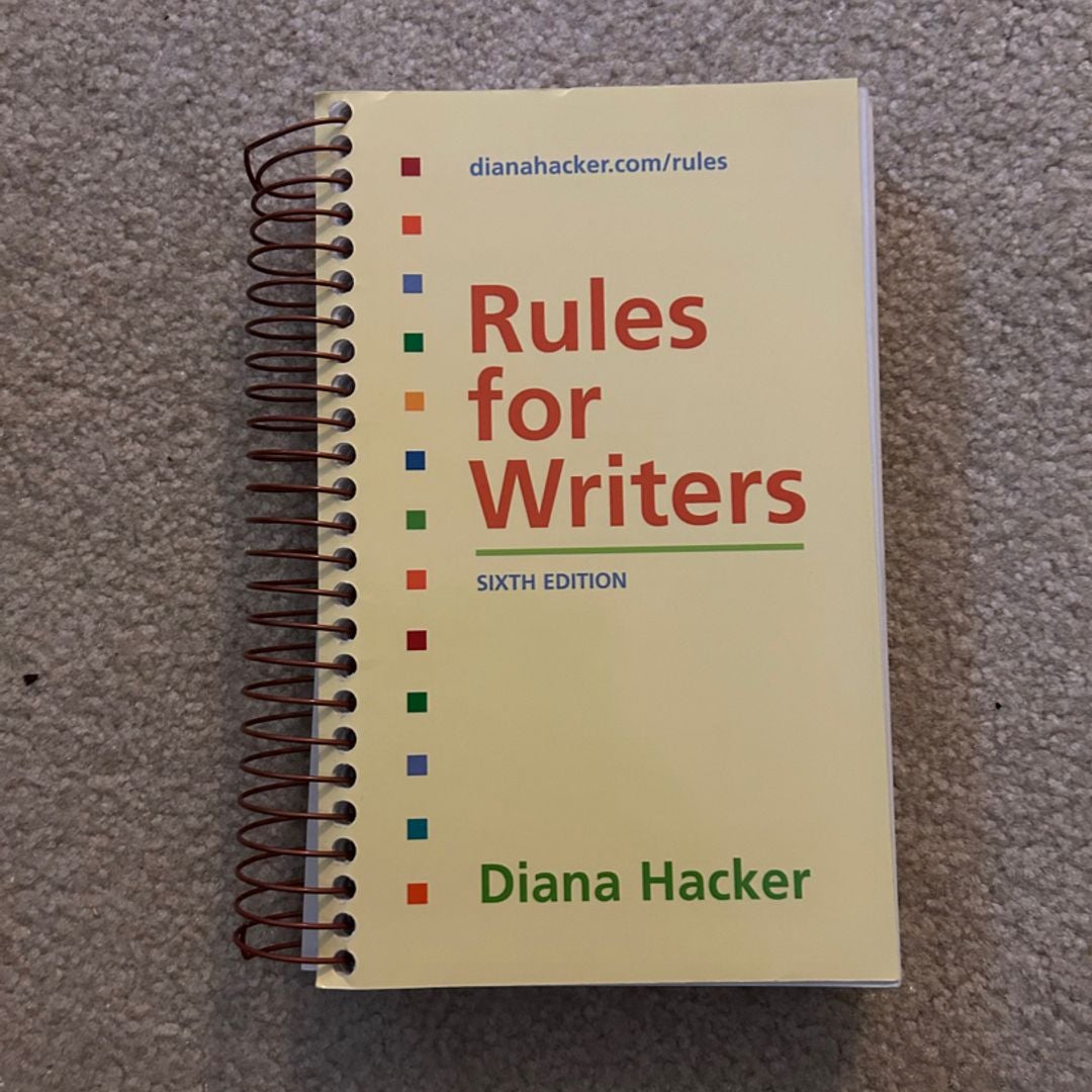 Rules for Writers