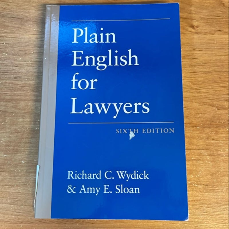 Plain English for Lawyers