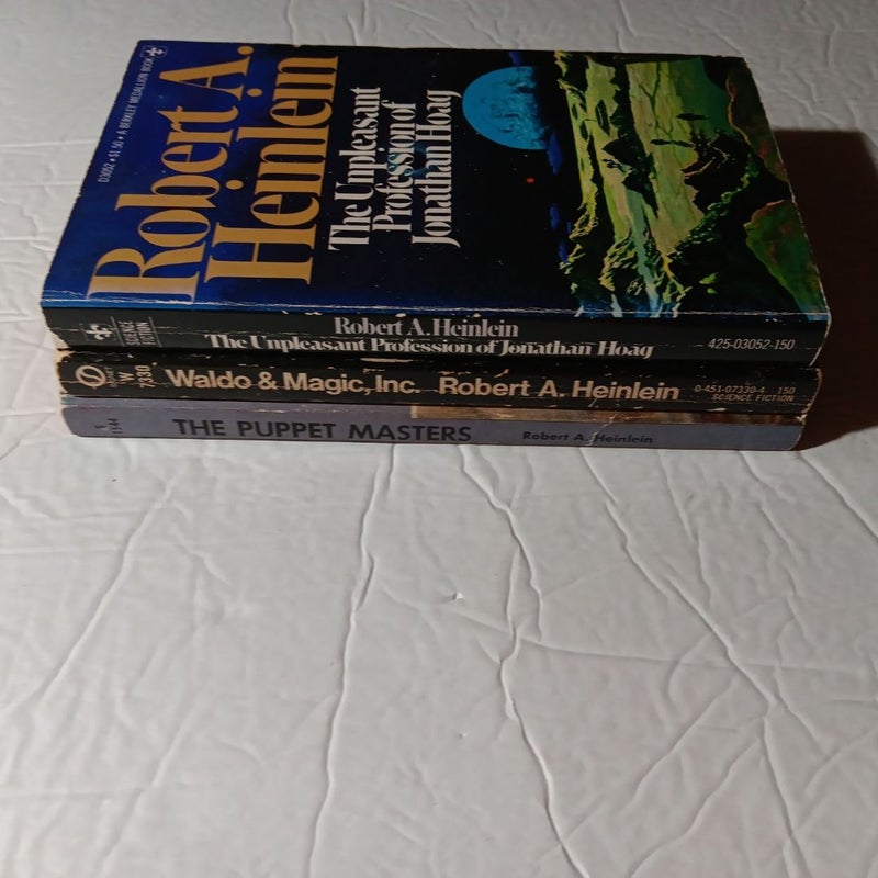 Robert A. Heinlein Lot of 3