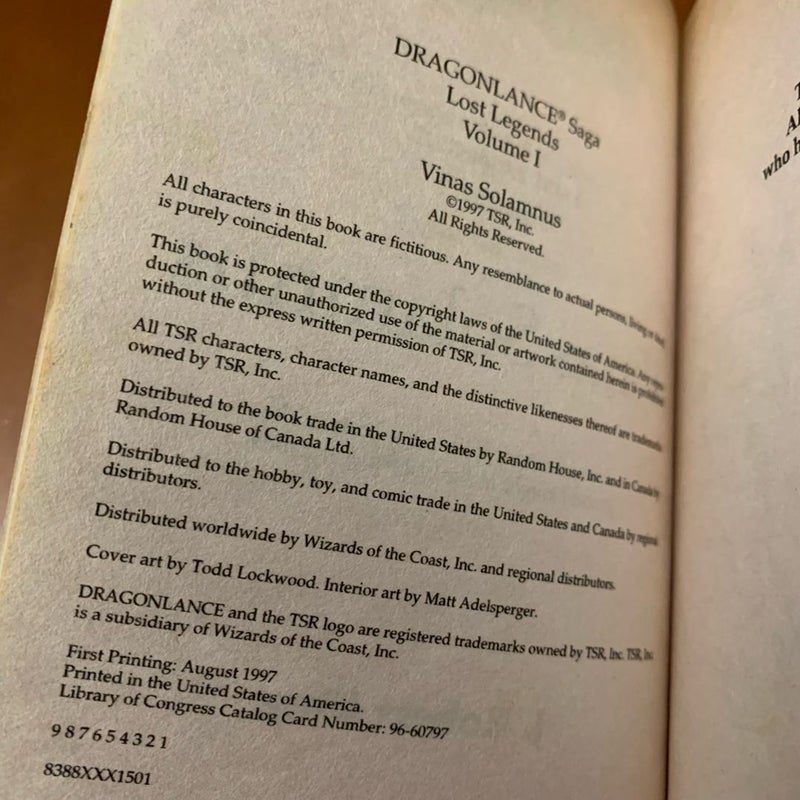 DragonLance: Complete Lost Legends & Defenders of Magic Trilogy Set: Vinas Solamnus, Fistandantilus Reborn, Tales of Uncle Trapspringer, Night of the Eye, The Medusa Plague, The Seventh Sentinel