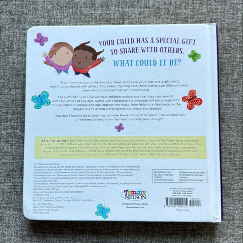 The Gift That I Can Give for Little Ones (board book)