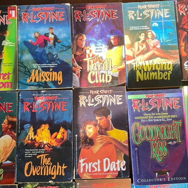 R.L. Stine Fear Street Lot