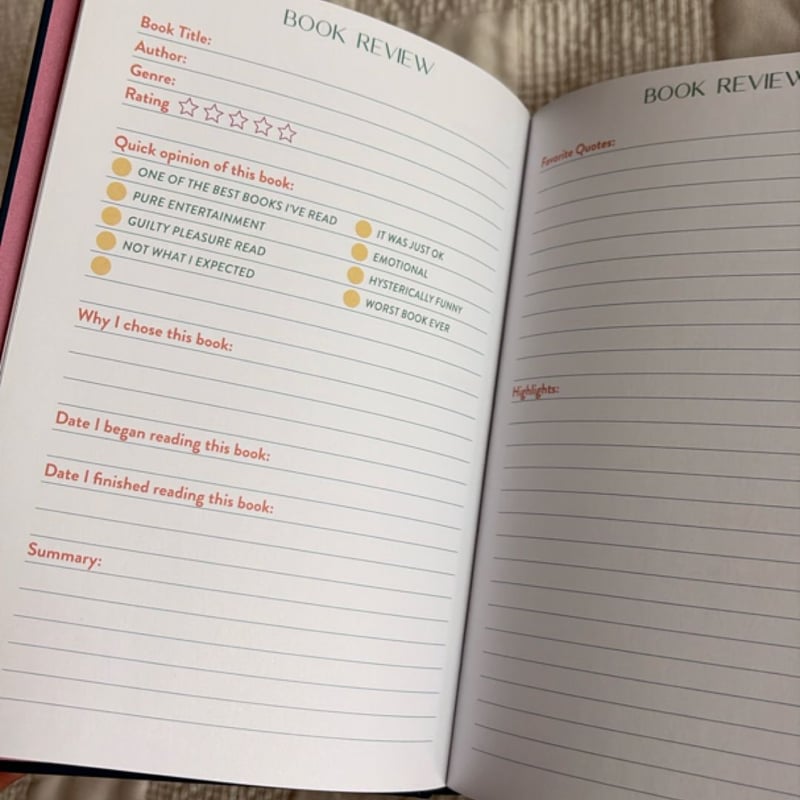 Book Journal by Think Ink, Hardcover | Pangobooks