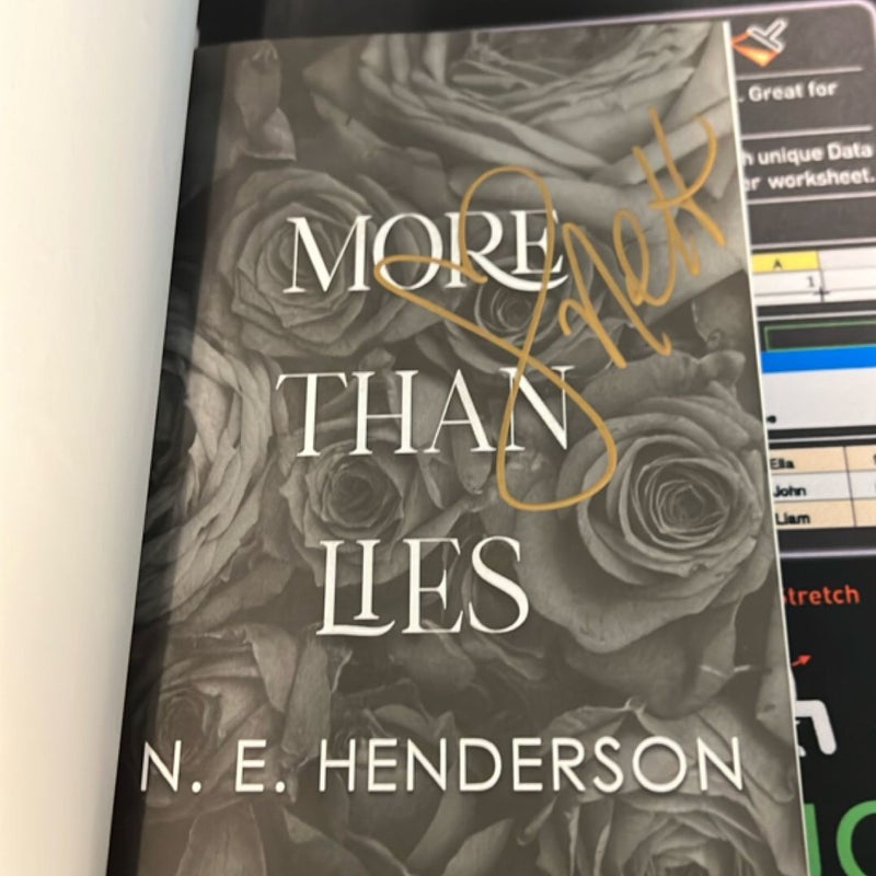 More Than Lies - Signed Special Edition 