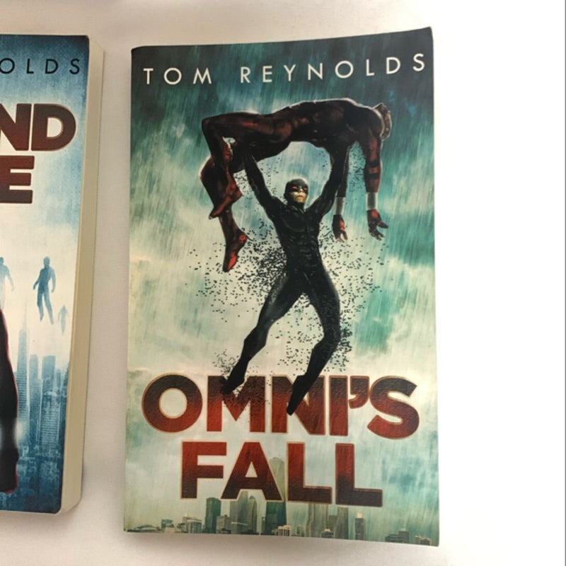 Set of 4 Tom Reynolds books Rise of the Circle, The second wave, Omni’s fall and Meta