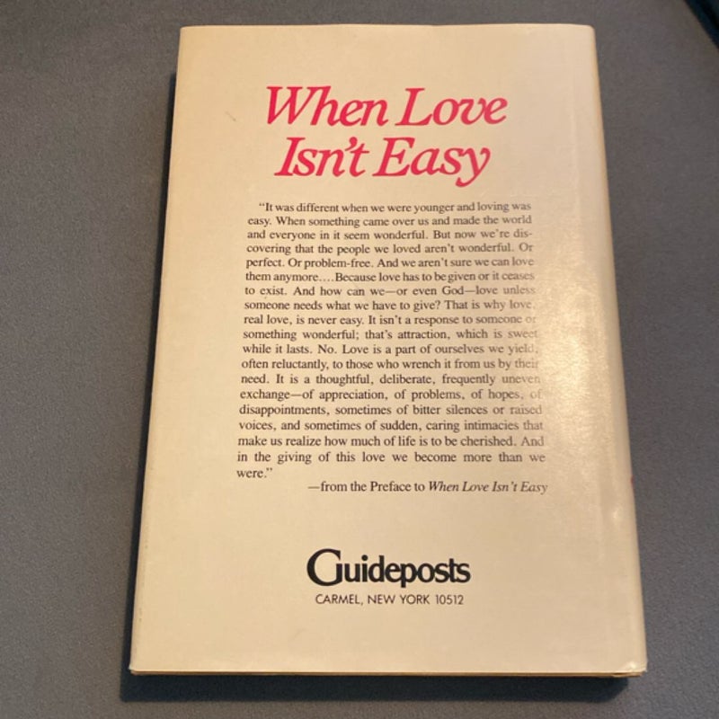 When Love Isn’t Easy