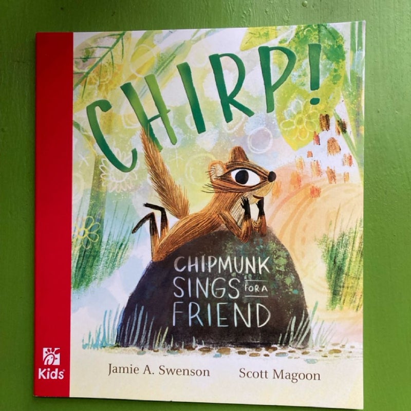 CHIRP! Chipmunk sings for a friend