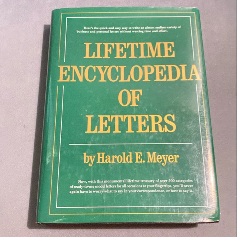 Lifetime Encyclopedia of Letters