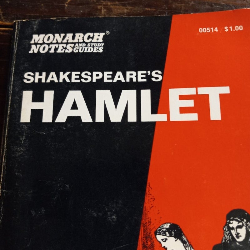Shakespeare's Hamlet 1964 PB Monarch Notes