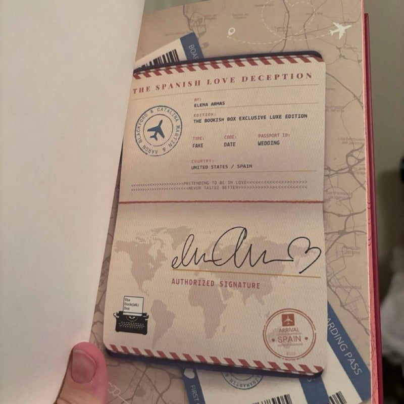 The Spanish Love Deception by Elena Armas - Bookish Box Edition (signed)