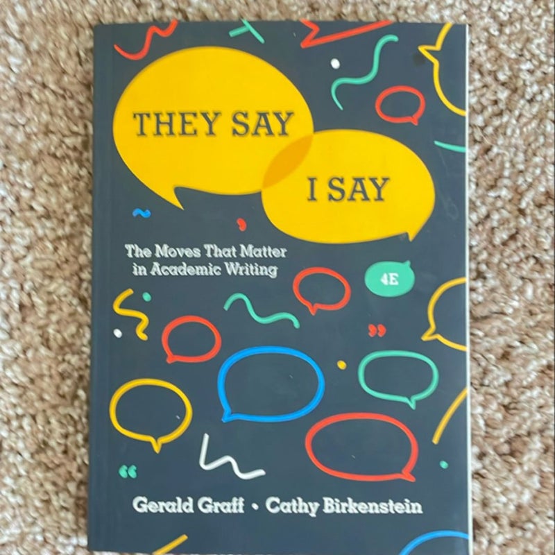 They Say / I Say